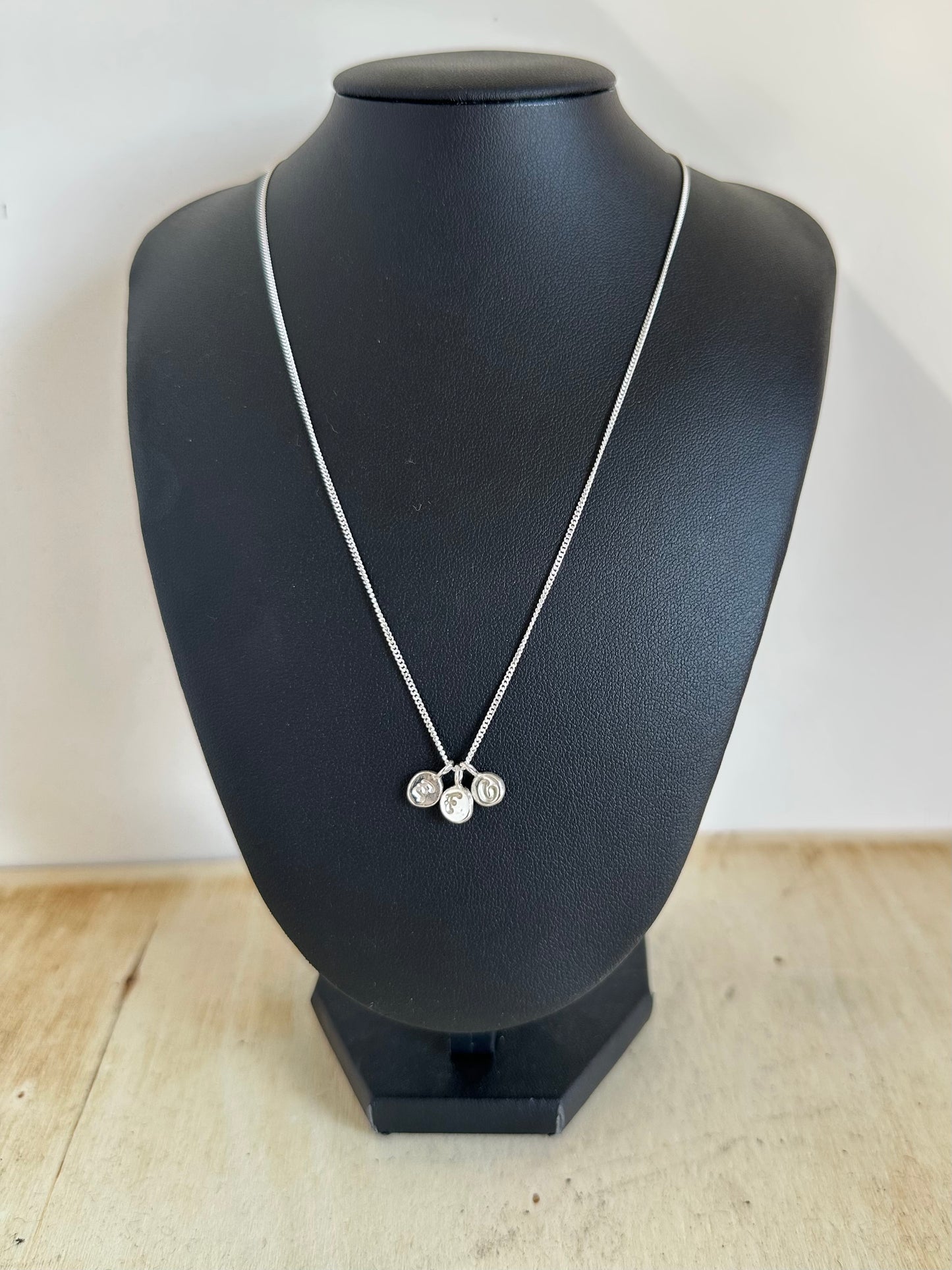 Initial Pendant Charm Necklace