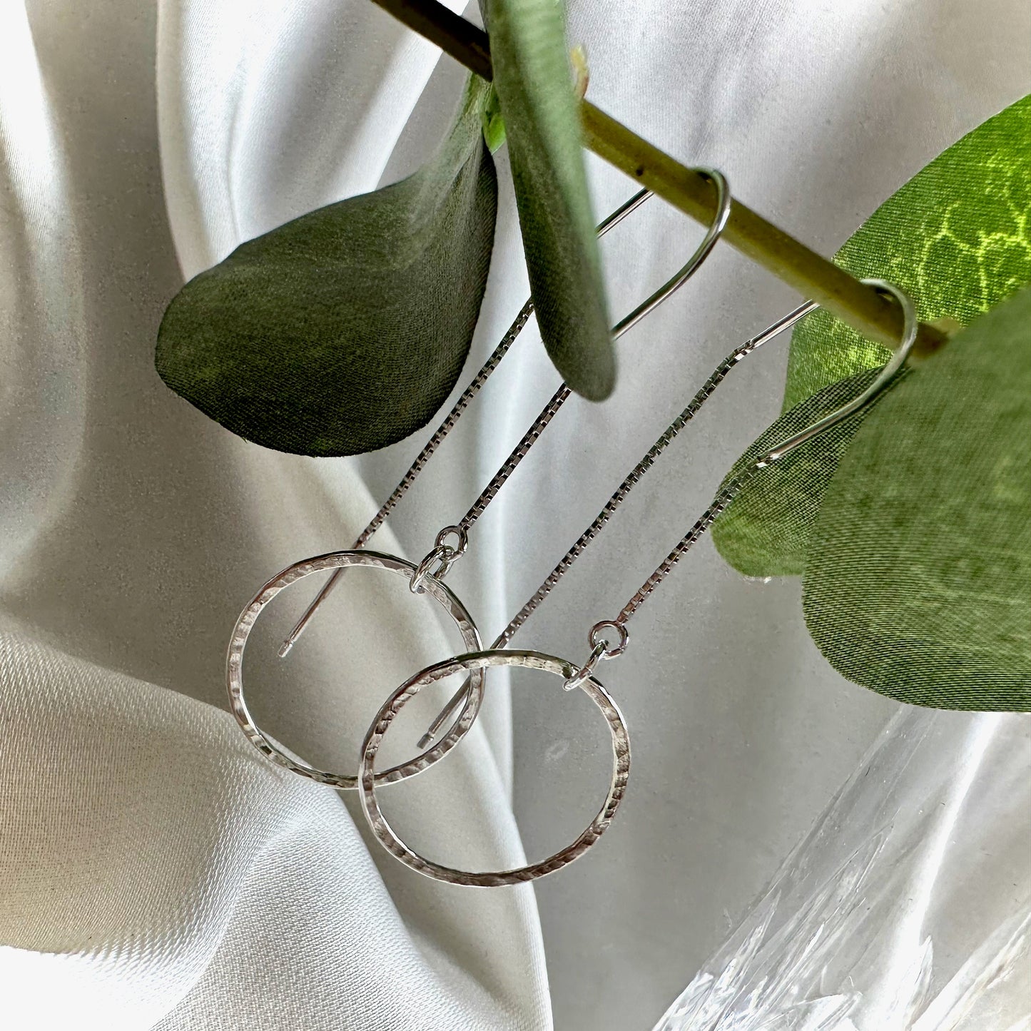 Textured Circle Earring