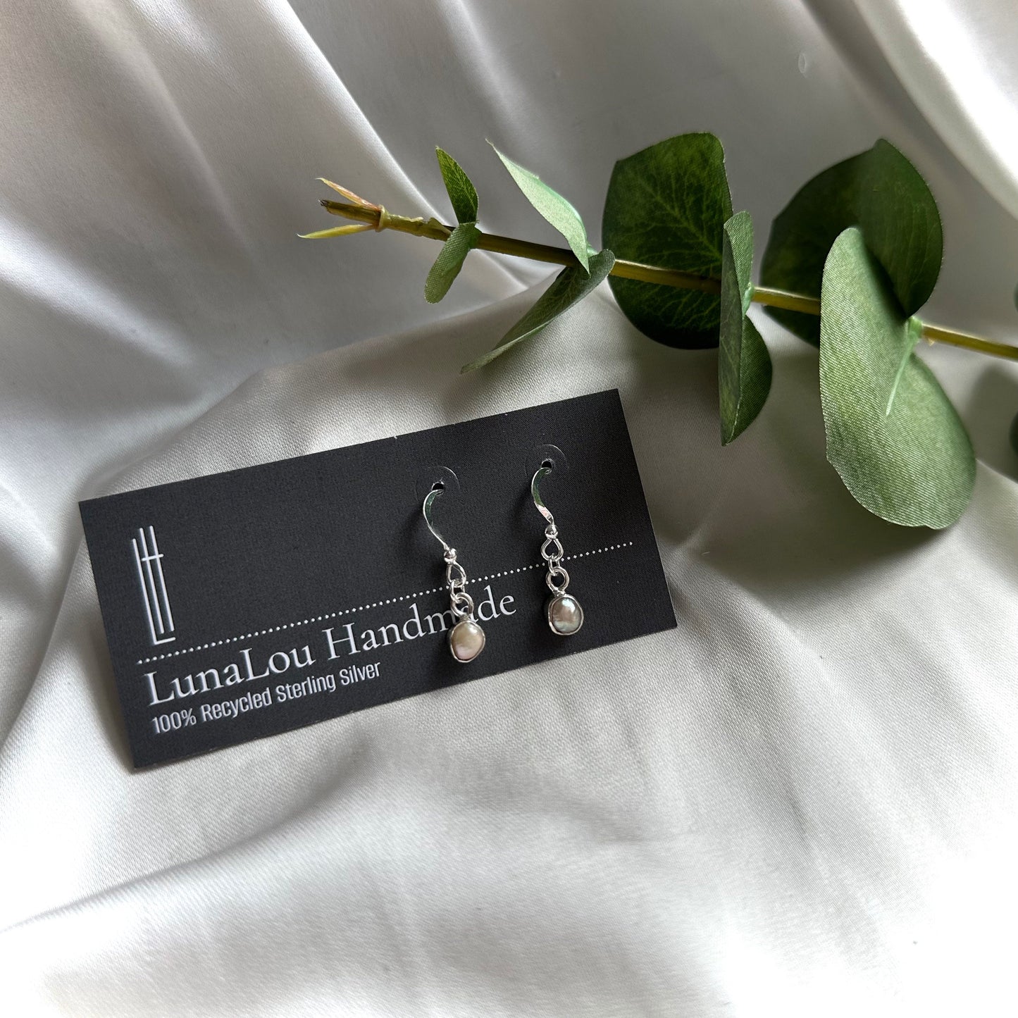 Fresh Water Wonky Pearl Dangle Earrings Limited Edition