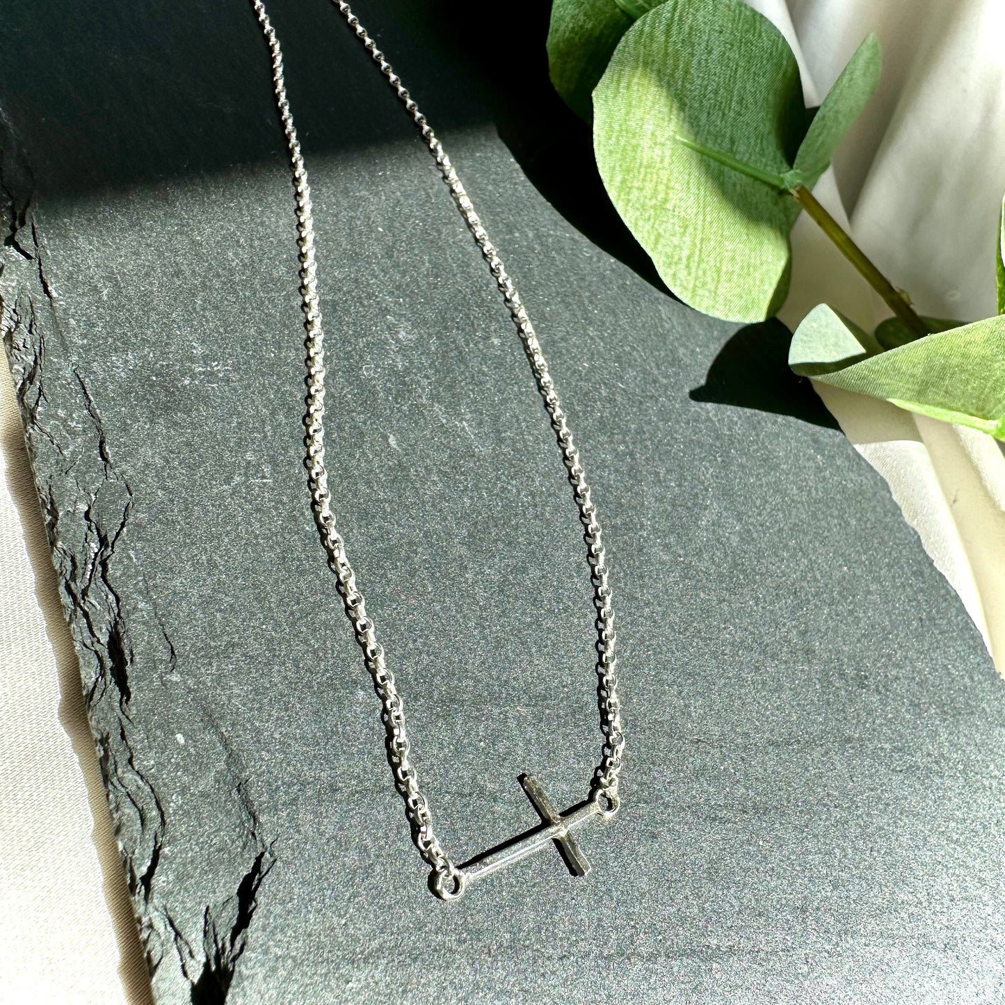 Sterling Silver Cross Necklace
