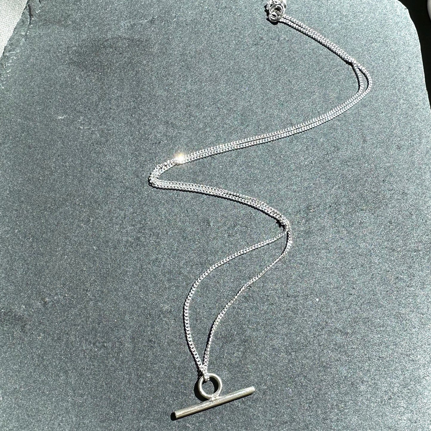 Bar Sterling Silver Necklace