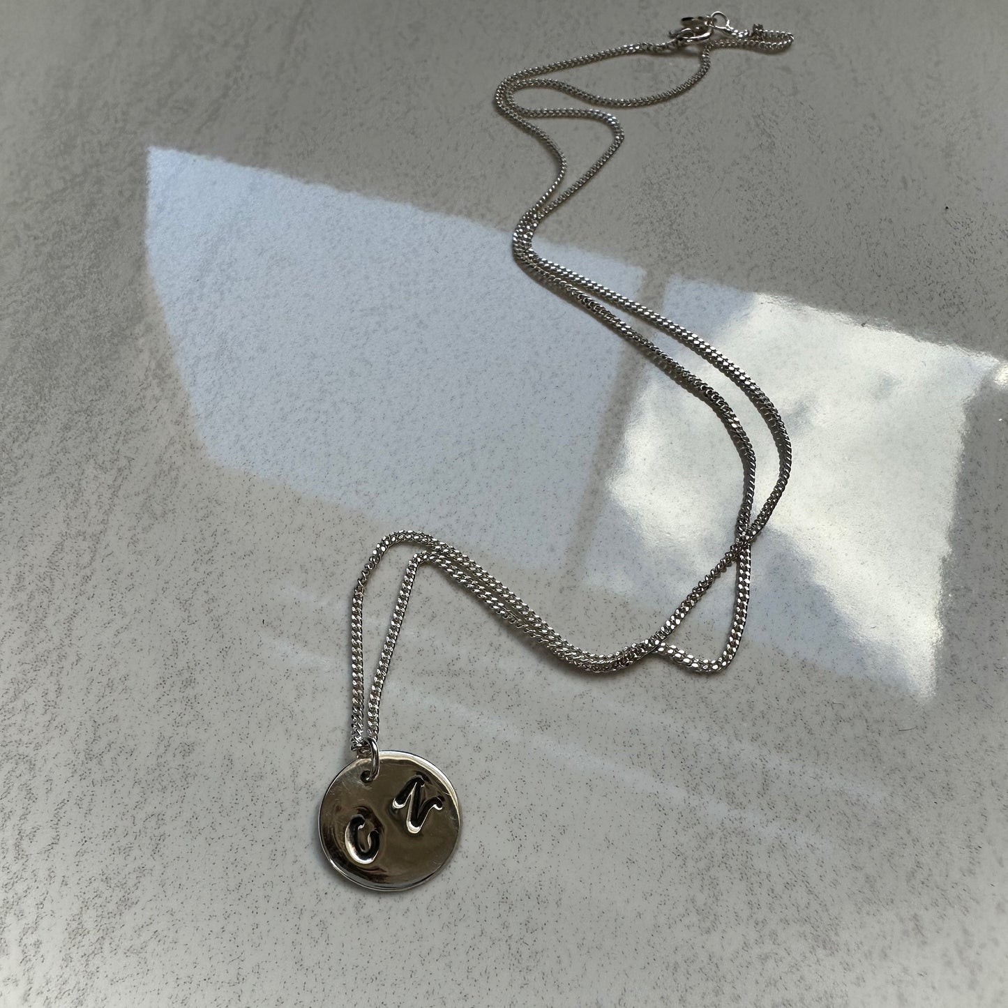 Personalised Round Charm Necklace