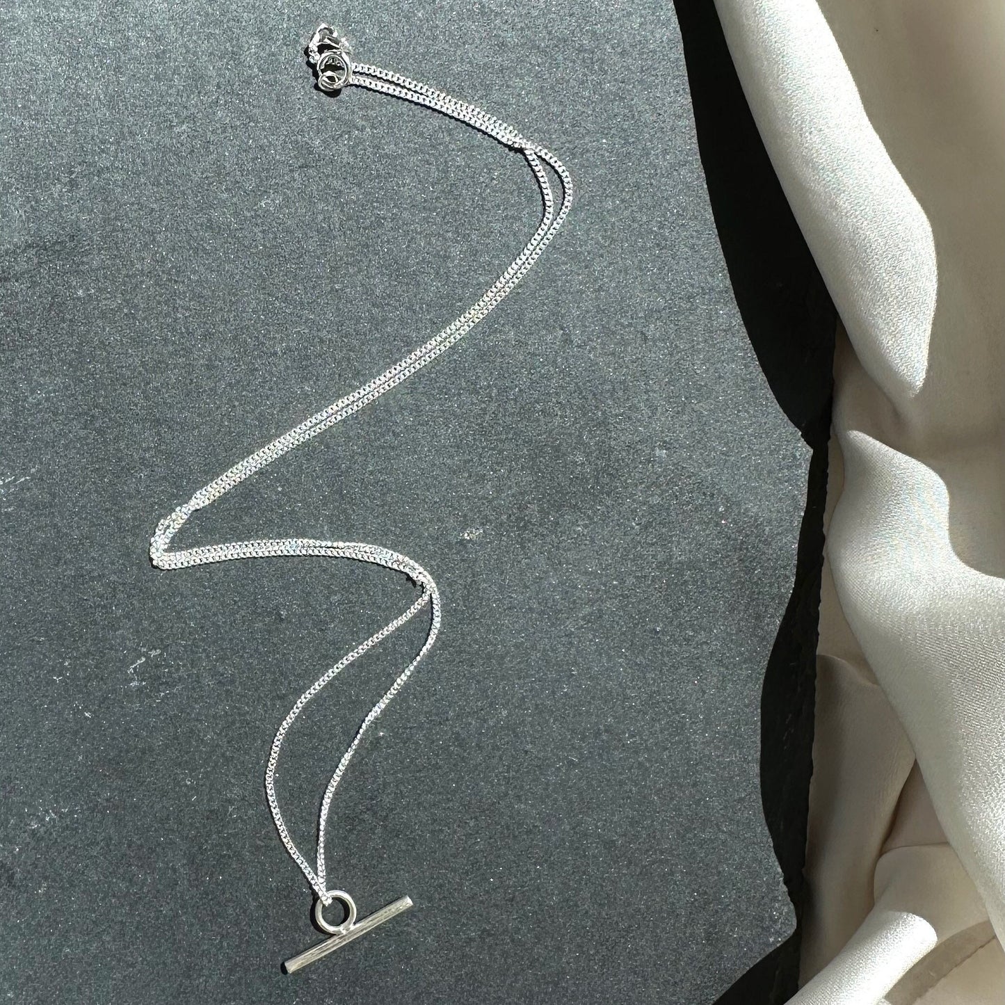 Bar Sterling Silver Necklace