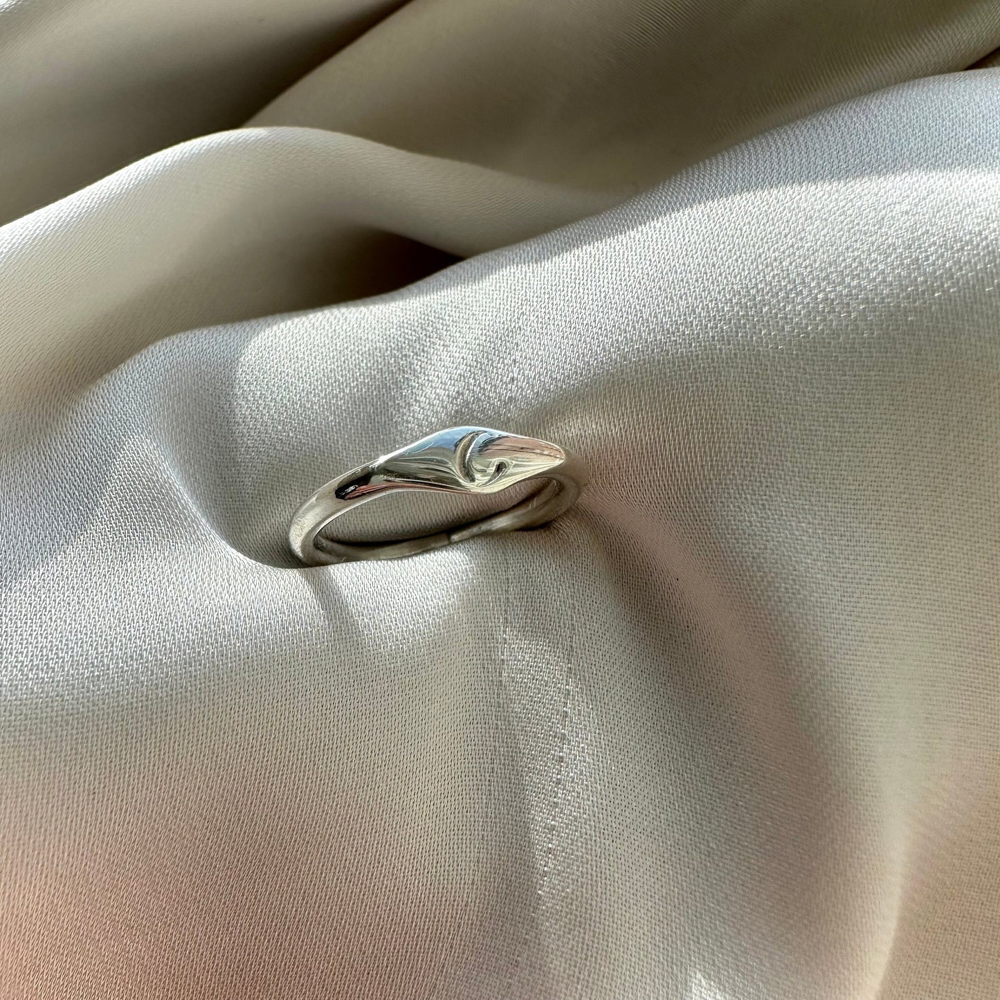 Personalised Initial Sterling Silver Ring
