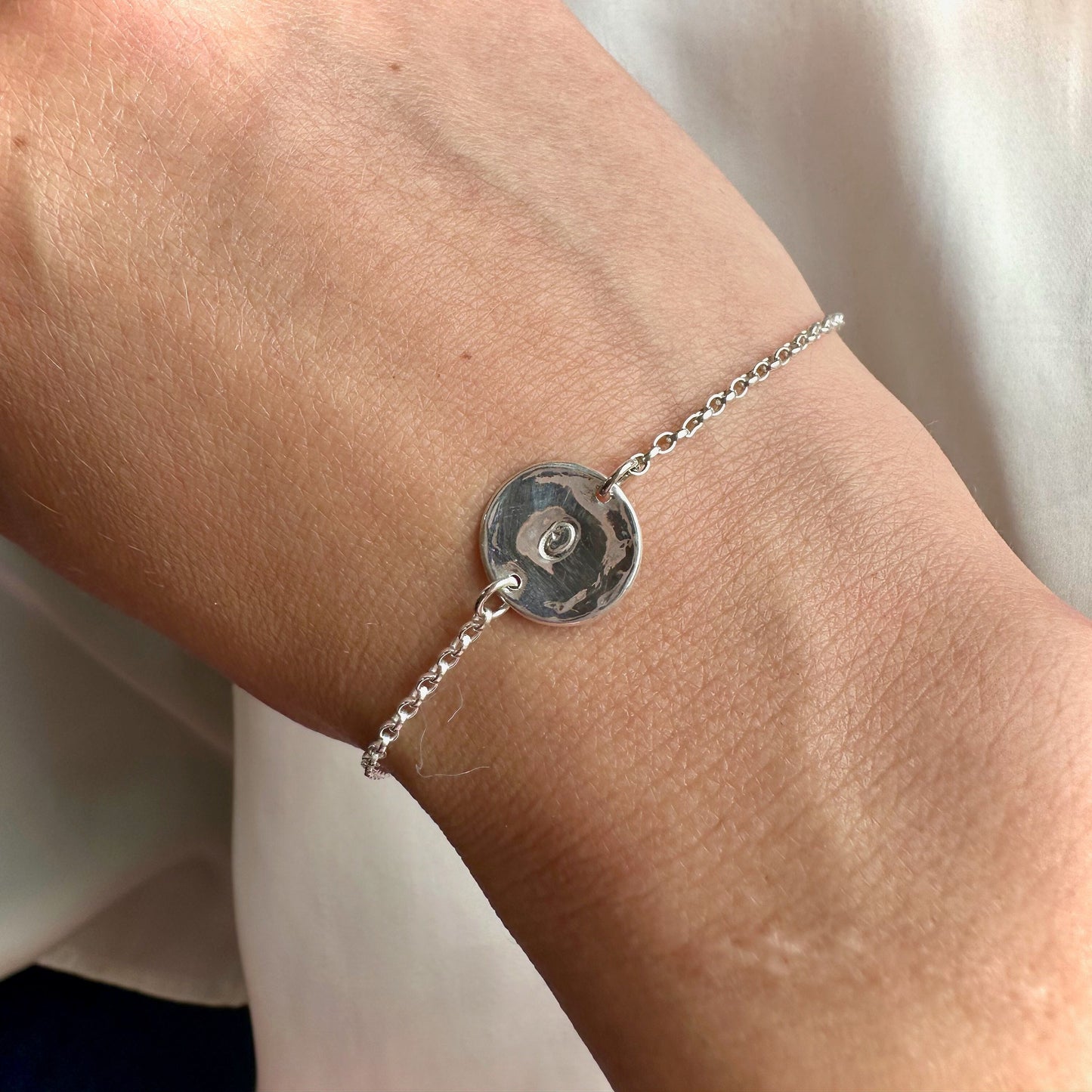 Personalised Sterling Silver Bracelet