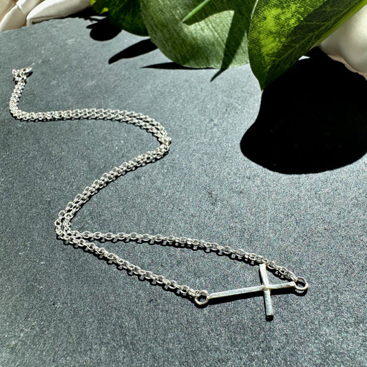 Sterling Silver Cross Necklace